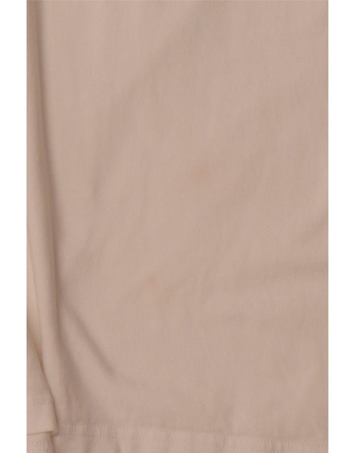 ADIDAS T-shirt uden ærmer til kvinder DK 16 Stor hvid bomuld