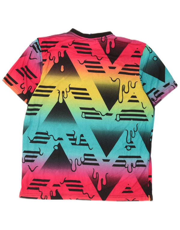 Adidas Grafisk T-shirt top til mænd, stor flerfarvet polyester