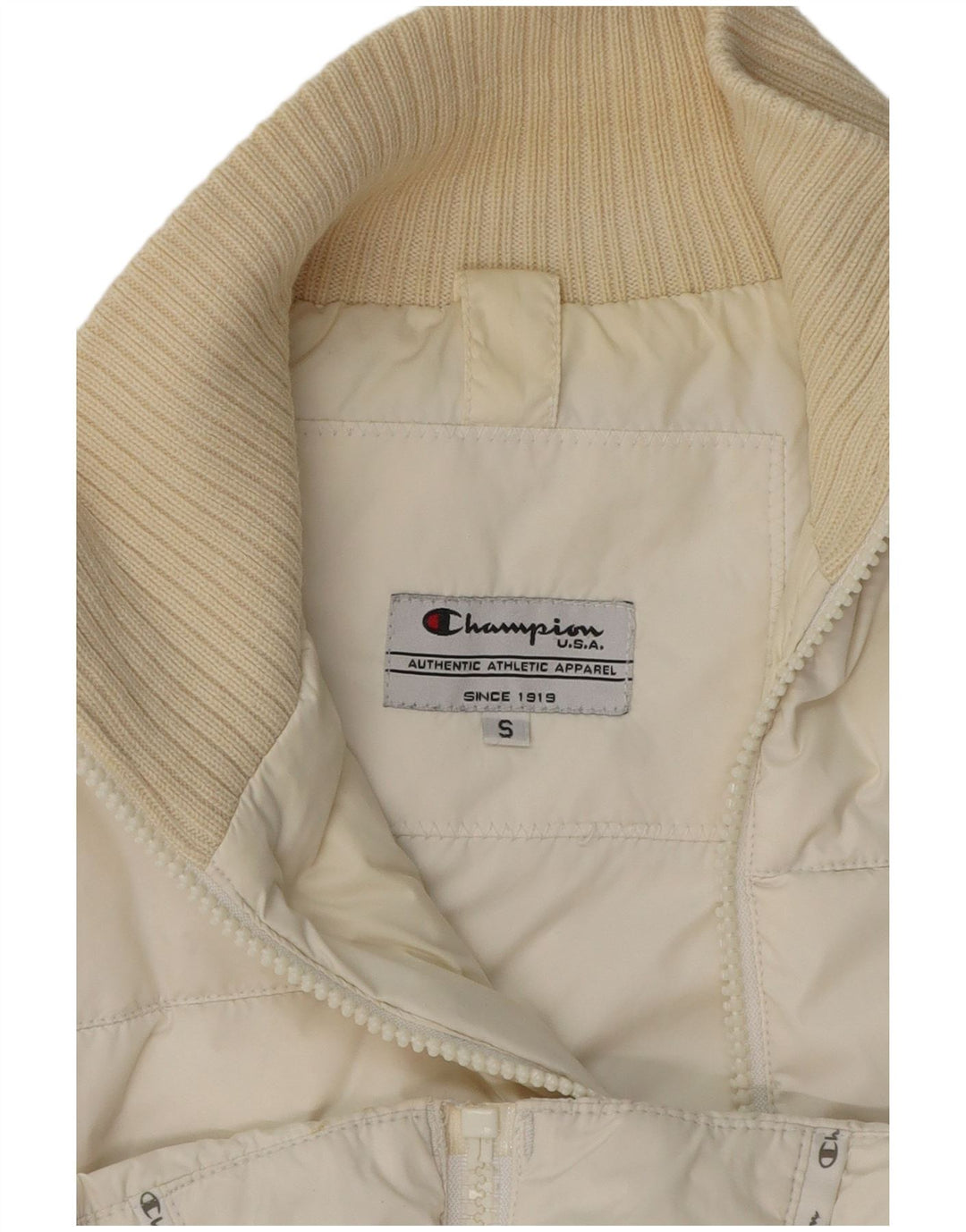 CHAMPION Dame Polstret Gilet UK 10 Small White