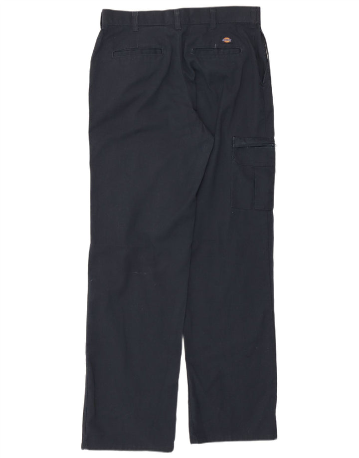 Dickies Dame Straight Cargo Bukser US 10 Large W32 L32 Navy Blue