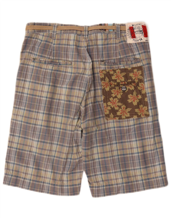 Guru Herre Chino Shorts W30 Medium Blue Ternet Bomuld