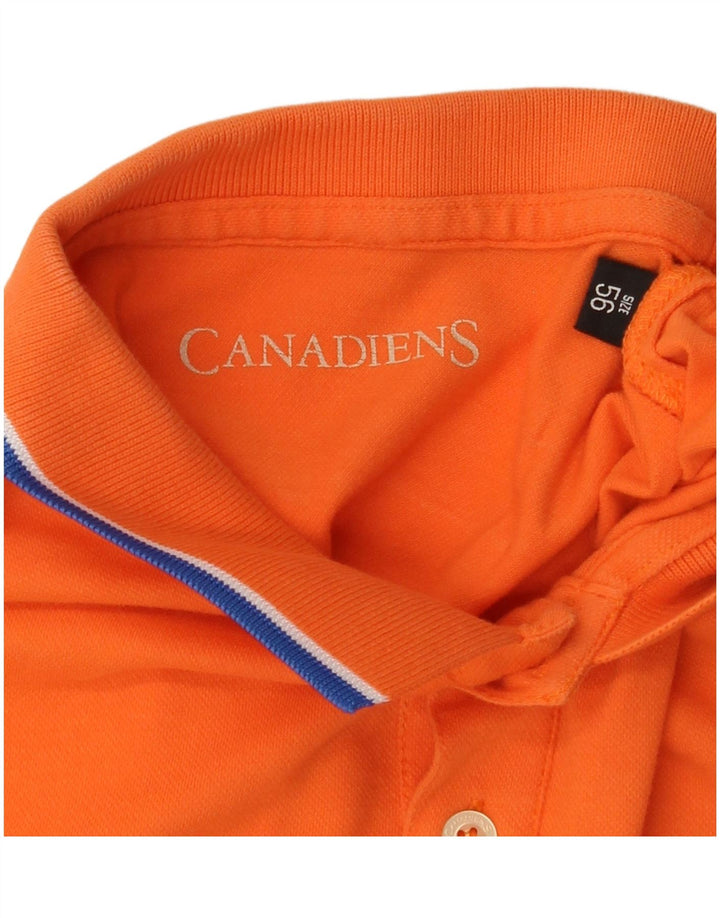 CANADIENS Poloshirt til mænd IT 56 2XL Orange Bomuld
