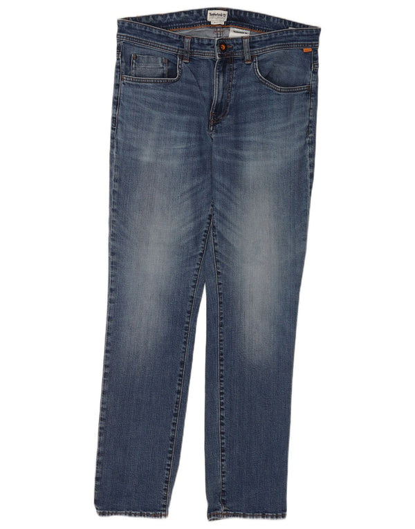 Timberland Mens Slim Jeans W33 L32 Blå Bomuld