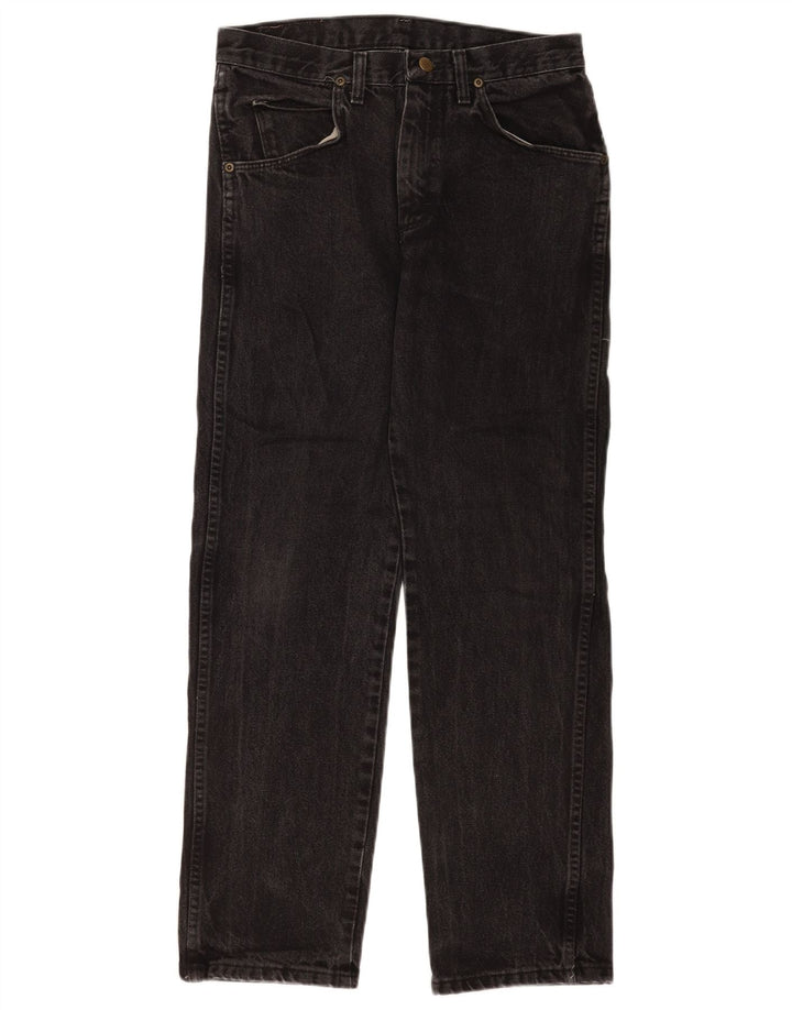 Wrangler Straight Jeans til mænd W28 L29 Sort