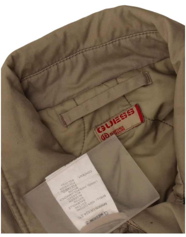Guess Herre Overfrakke UK 38 Medium Beige Bomuld