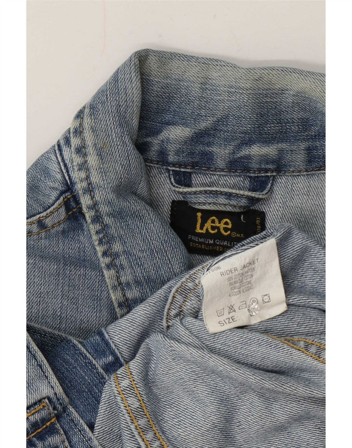 Lee Herre Rider Denim Jacket UK 40 Large Blue Cotton
