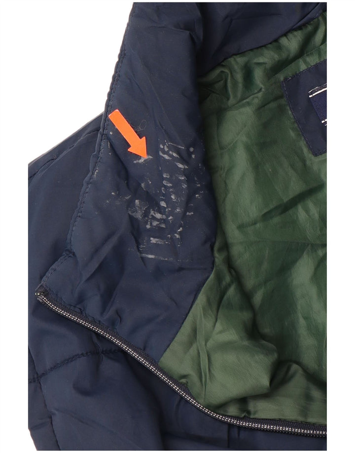IZOD Polstret Gilet til mænd UK 42 XL Navy Blue Polyester