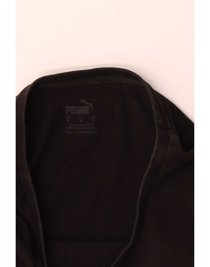 Puma Herre Grafisk T-Shirt Top Medium Sort