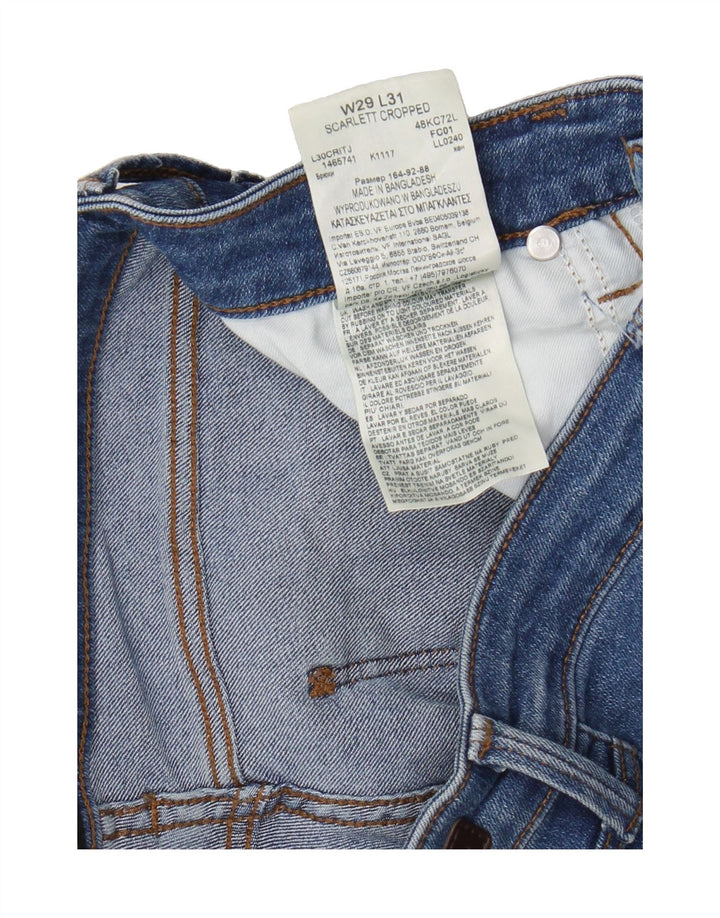 LEE Womens Scarlett Cropped Jeans W29 L25 Blue Cotton Vintage Lee and Second-Hand Lee from Messina Hembry 