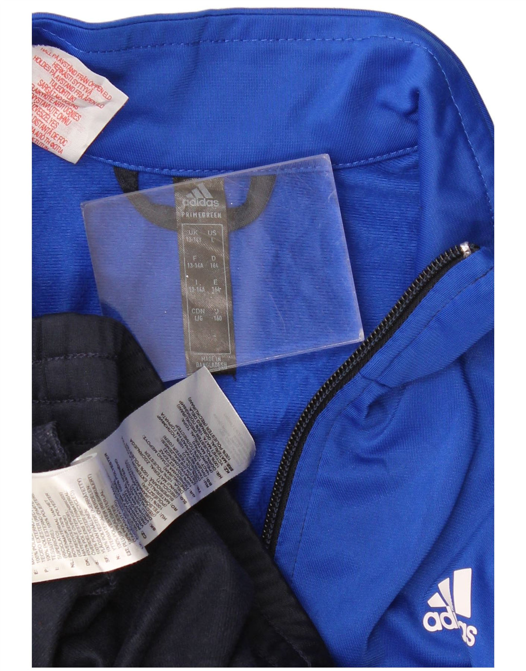 ADIDAS Træningsdragt topjakke til drenge 13-14 år Navy Blue Colourblock