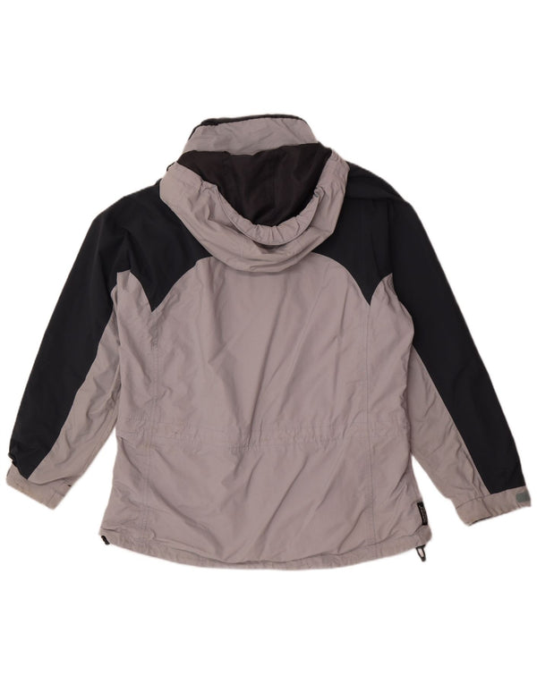 Sprayway Dame Hætte Oversized regnjakke UK 18 XL Grå Colourblock