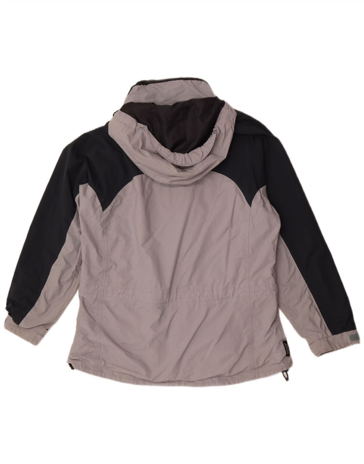 Sprayway Dame Hætte Oversized regnjakke UK 18 XL Grå Colourblock