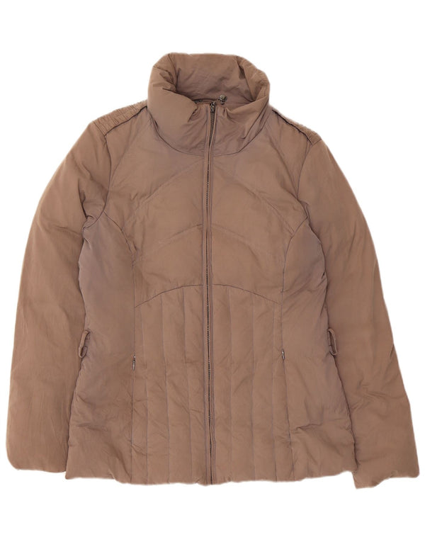 Trussardi Jeans Dame Polstret Jakke UK 14 Medium Beige
