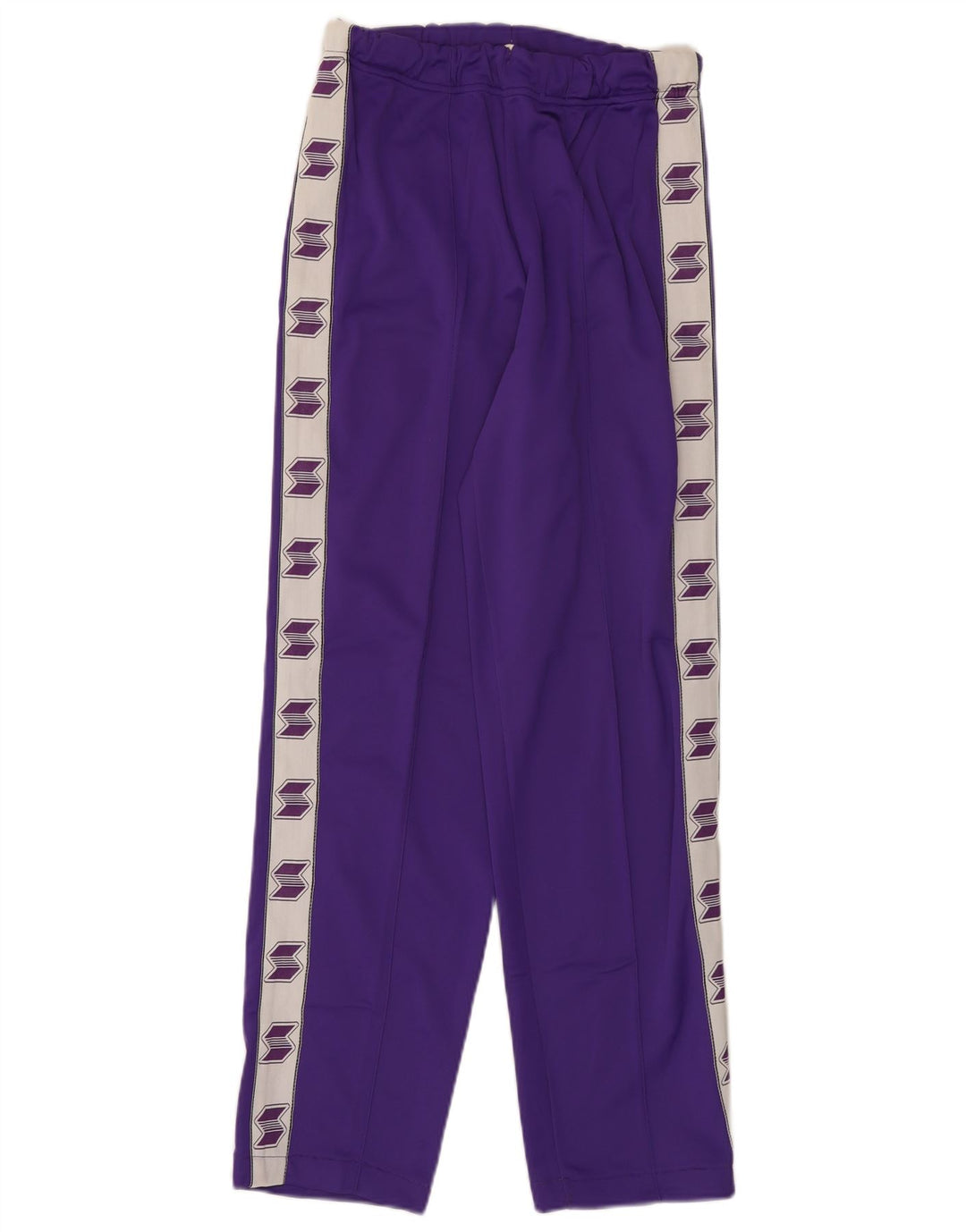 Vintage Herre grafisk hel træningsdragt Stor hvid Colourblock Polyester