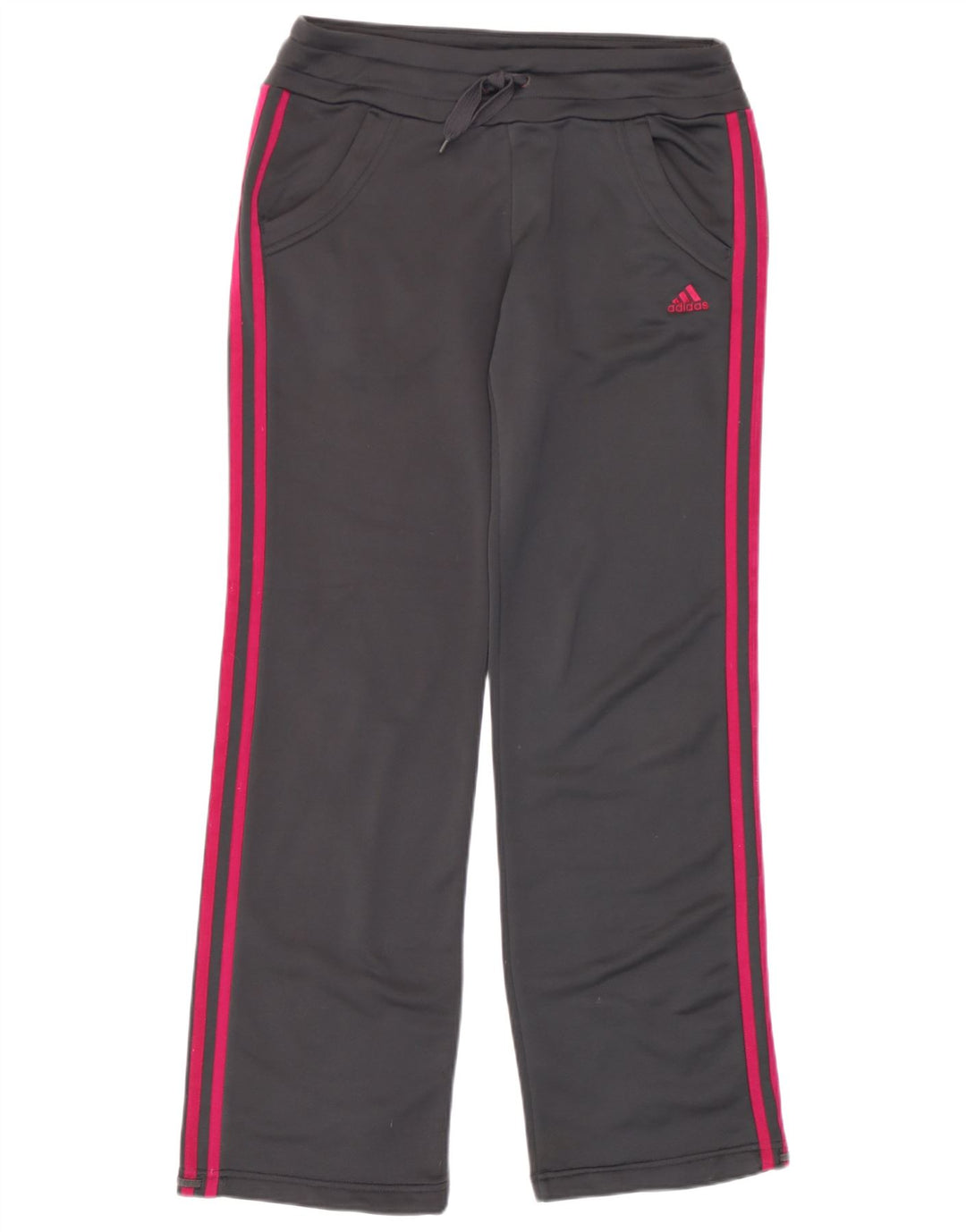 Adidas Træningsdragtsbukser til kvinder UK 10 Small Grå Polyester