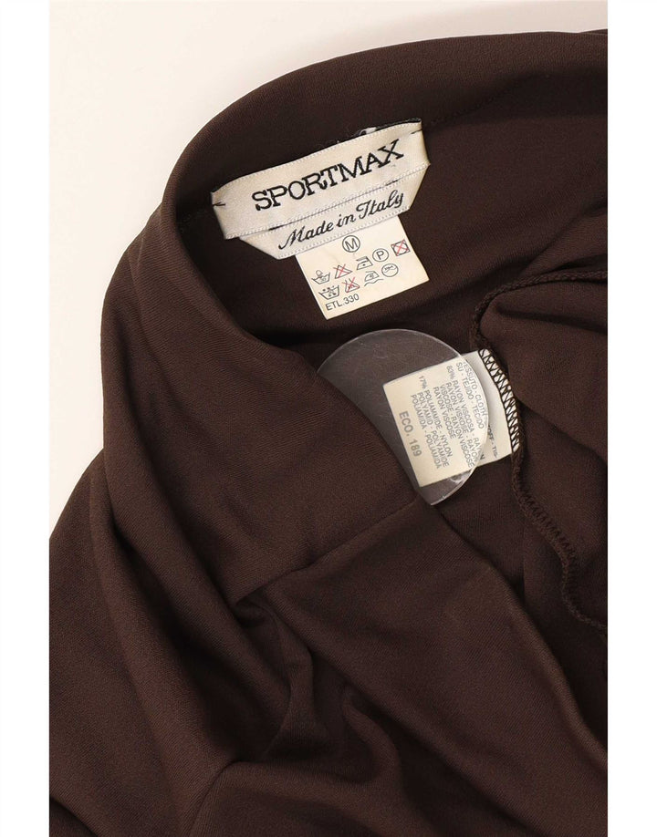 Sportmax Dame Maxi Nederdel Medium W28 Brun Viscose