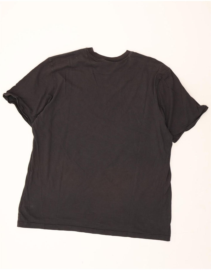 Adidas Herre T-Shirt Top 2XL Sort Bomuld
