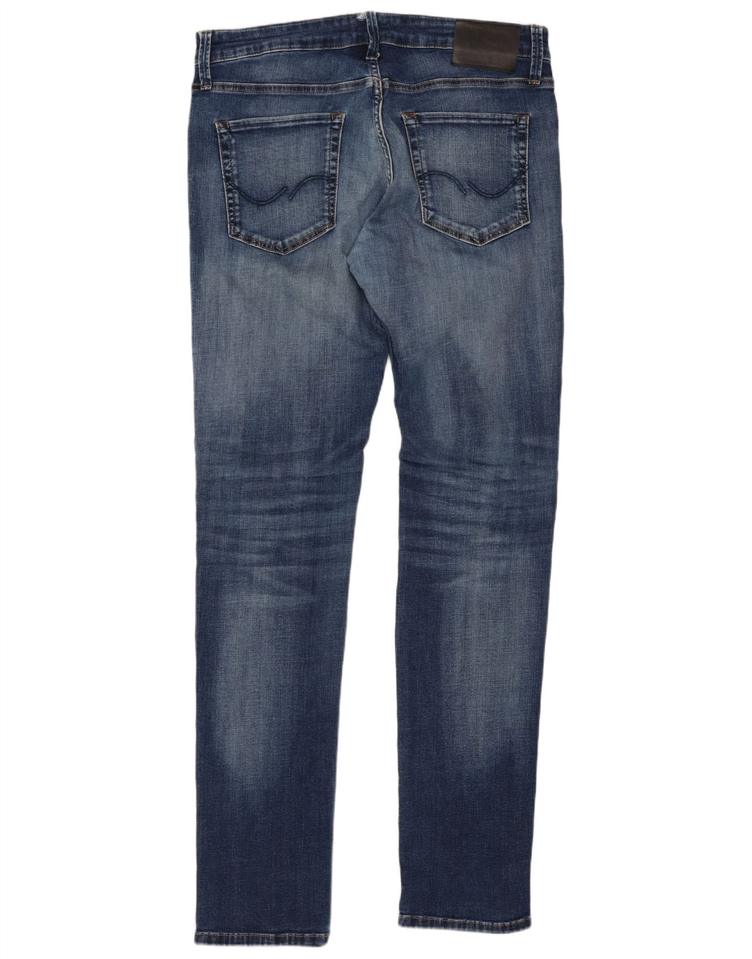 Jack & Jones Herre GLENN Slim Jeans W34 L34 Blå Bomuld