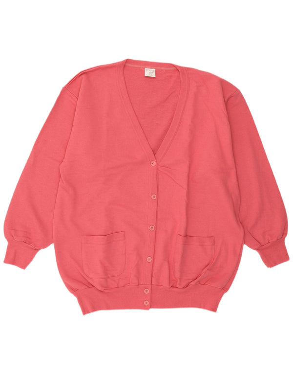Vintage Womens Cardigan Sweater IT 46/48 XL Pink
