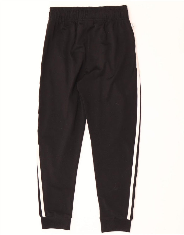 Adidas Drenge Træningsdragt Bukser Joggers 9-10 År Sort Polyester