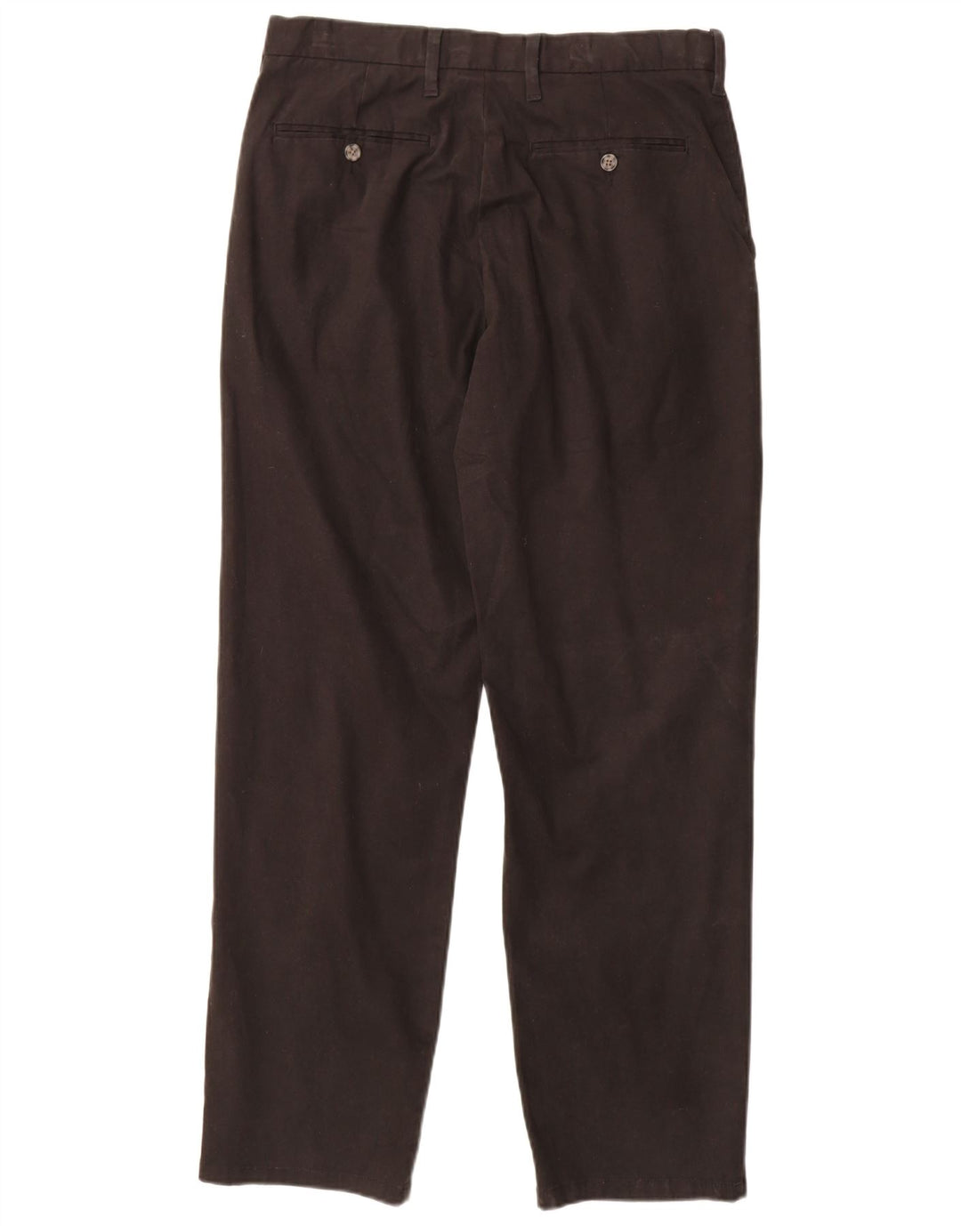 Marks & Spencer Herre Regular Fit Chinobukser W32 L31 Sort bomuld