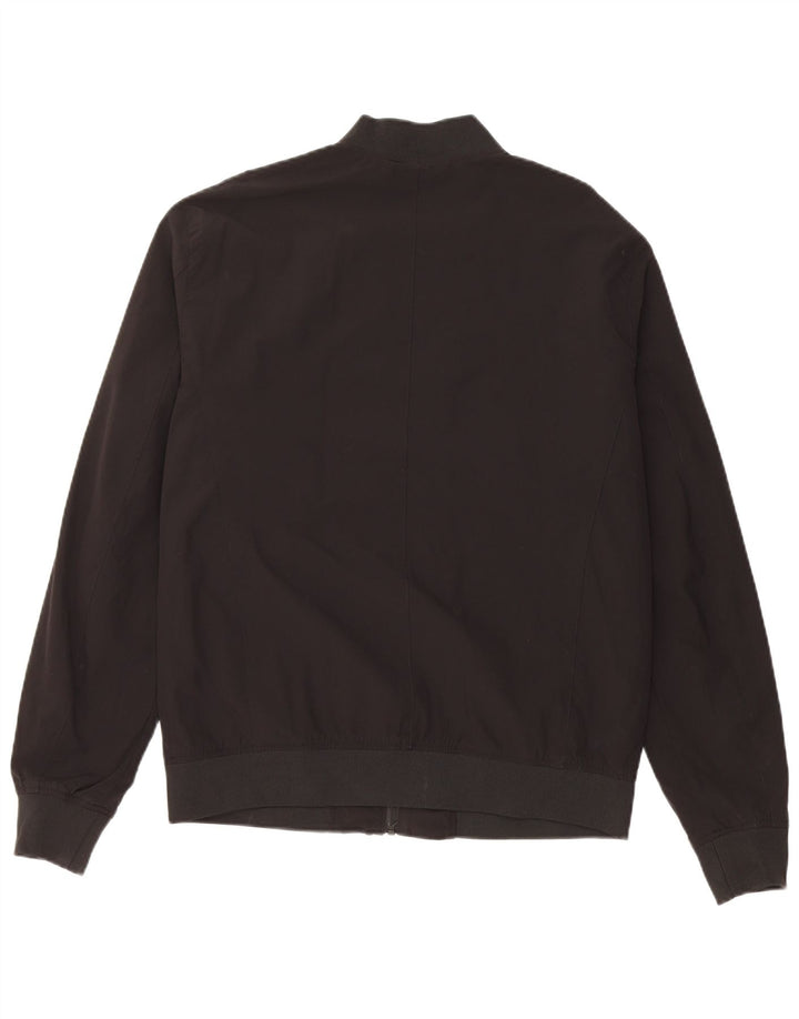 ZARA Bomberjakke til mænd UK 40 Stor sort nylon