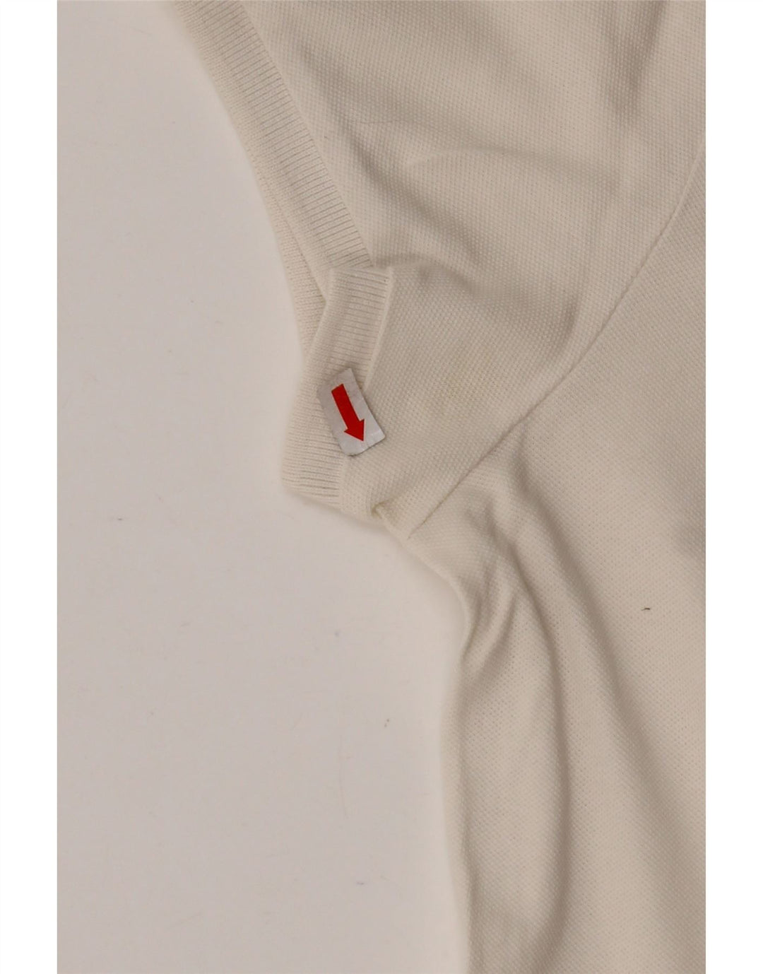 TOMMY HILFIGER Dame poloshirt UK 12 Medium White Bomuld