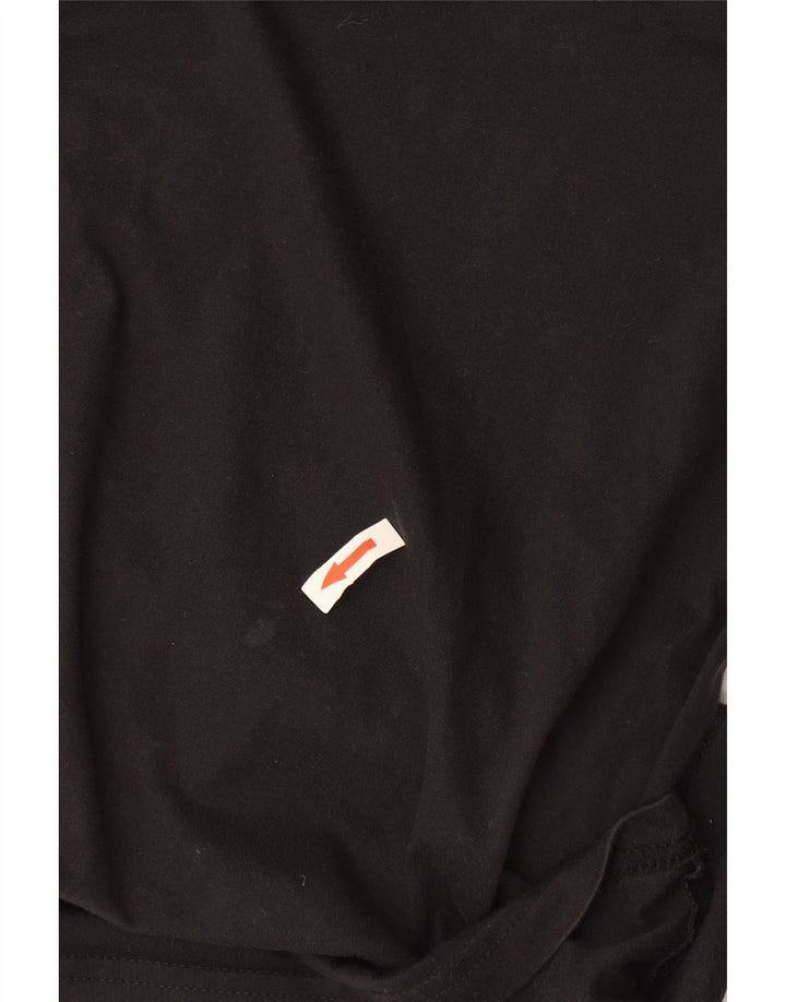 Adidas Herre Climalite T-Shirt Top Lille Sort Bomuld