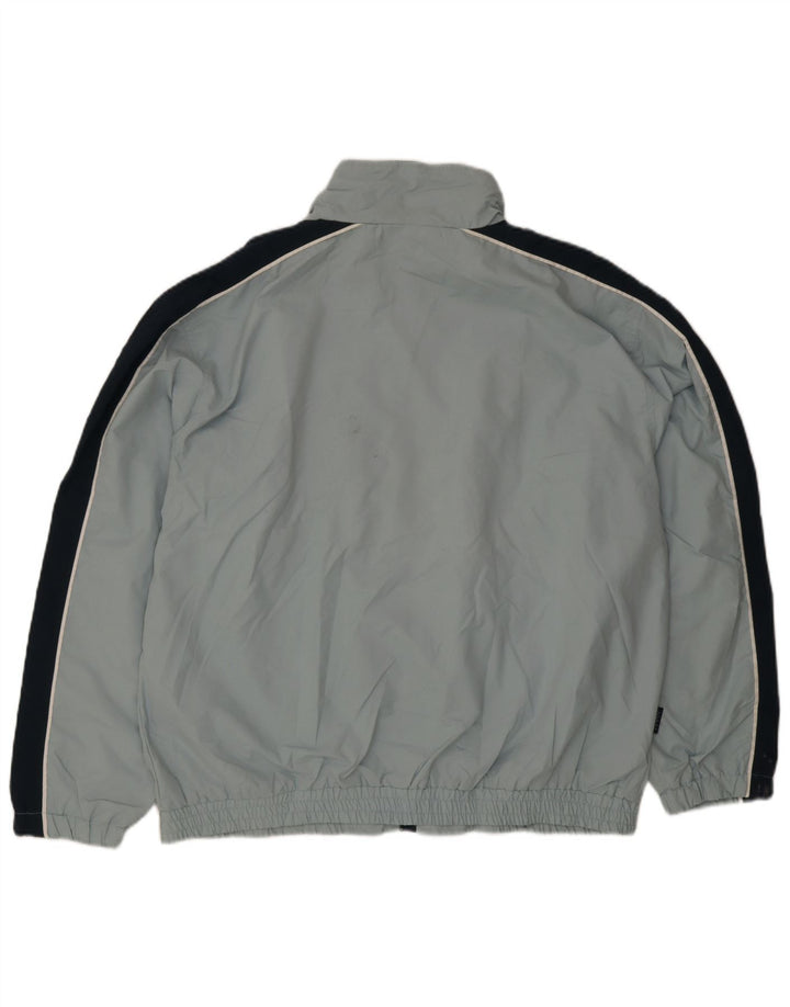 Feroti Herre Windbreaker Jacket UK 42 XL Blå Colourblock Polyester