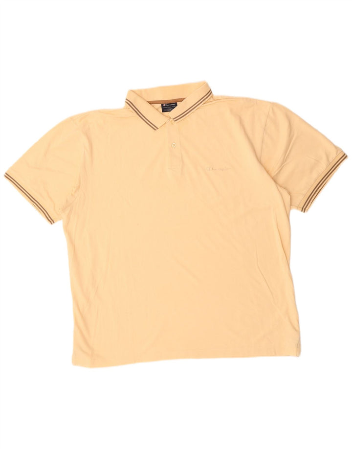 CHAMPION Polo Shirt til mænd 2XL Beige Bomuld