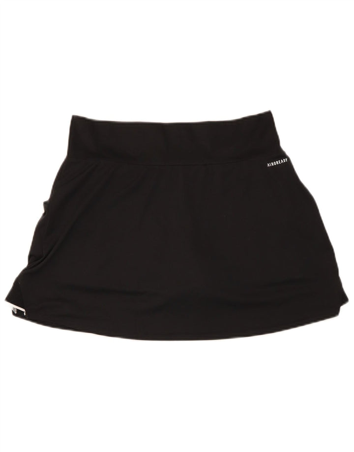 Adidas Womens Aeroready Skort UK 12/14 Medium Black Polyester