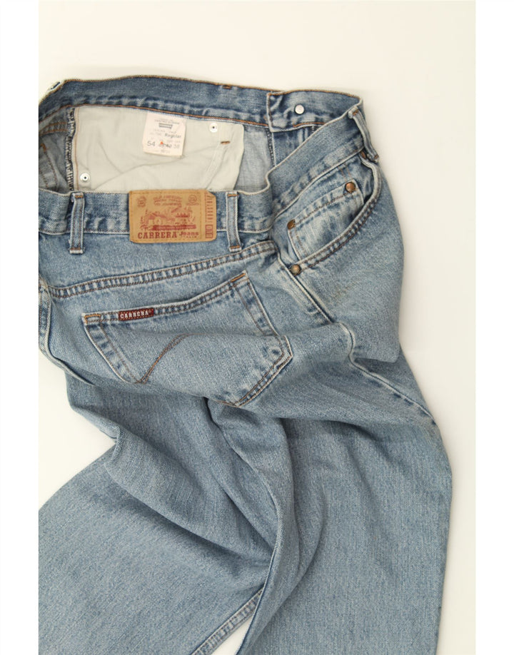 CARRERA Herre 700 Straight Jeans W38 L25 Blå Bomuld