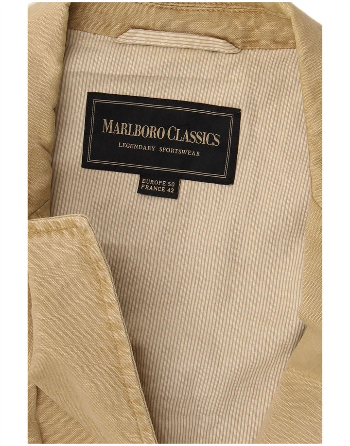 Marlboro Classics Herre 3-knaps blazerjakke EU 50 Large Beige