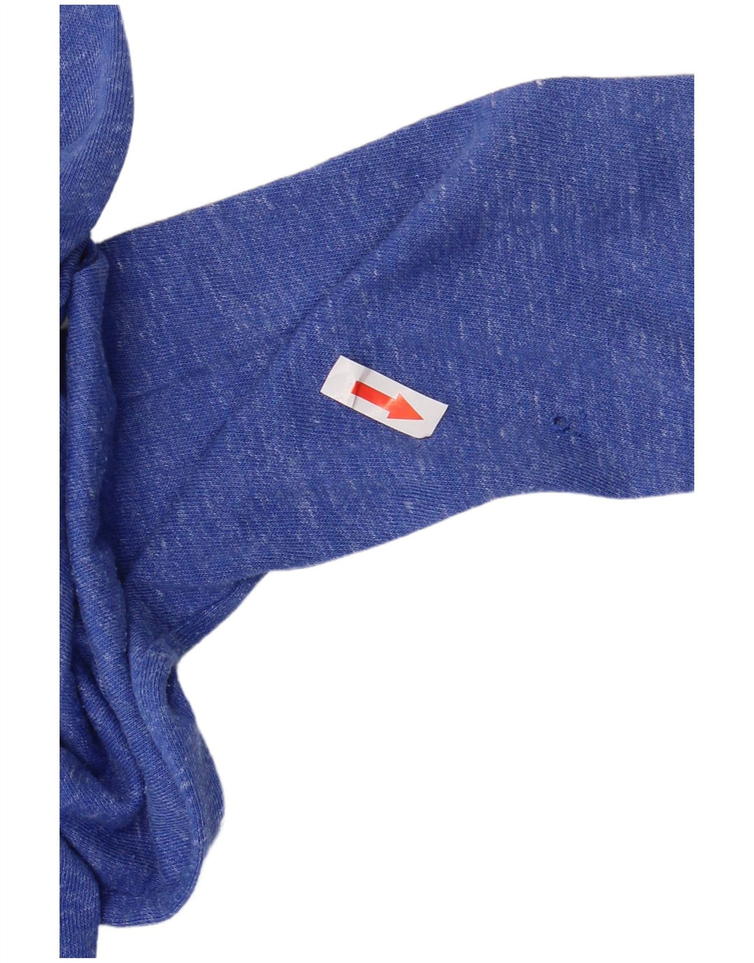 Nike hættetrøje med lynlås til kvinder UK 14 Medium Blue Flecked Bomuld