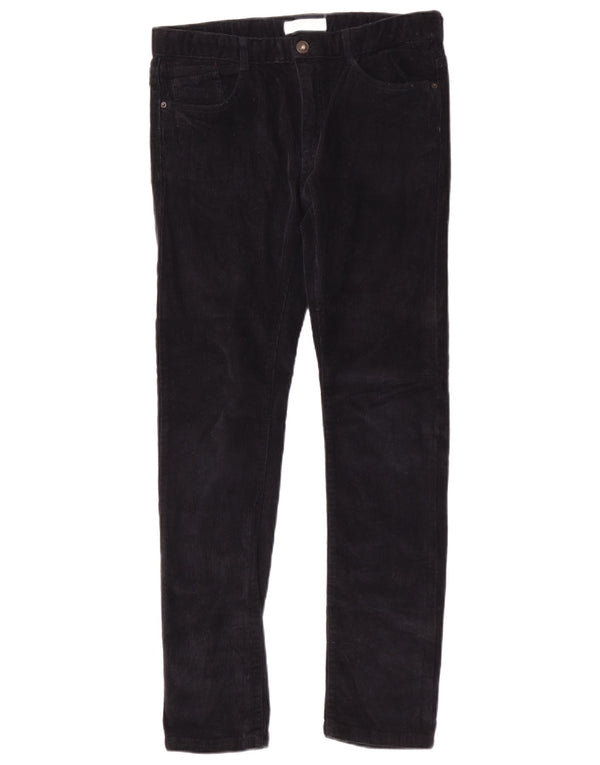Zara Boys Slim Corduroy Bukser 13-14 År W30 L29 Sort