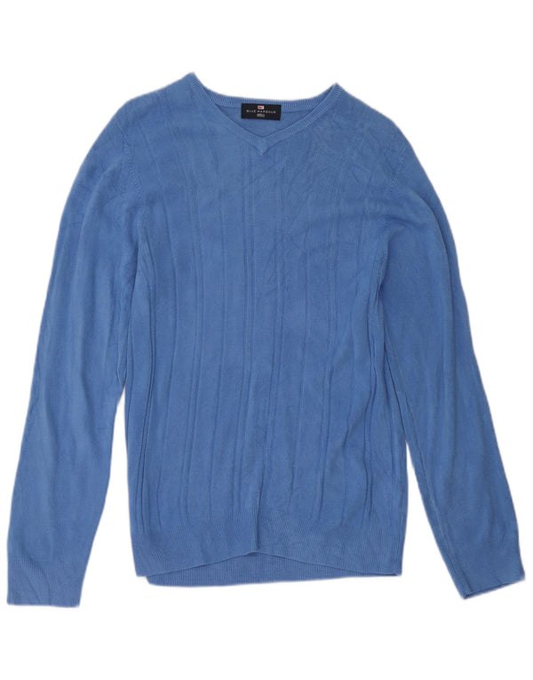 Marks & Spencer Dame Blue Harbor V-hals sweater UK 10 Small