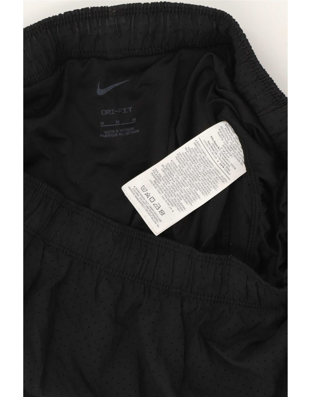 Nike Dame Dri Fit Sports Shorts UK 12 Medium Sort Polyester