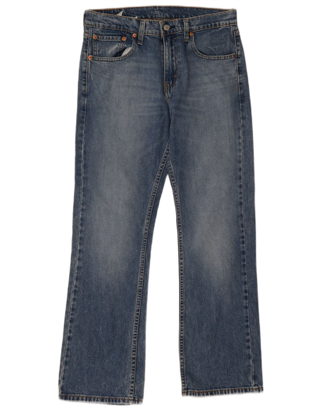 Levi's Herre 527 Slim Bootcut Jeans W32 L30 Blå Bomuld