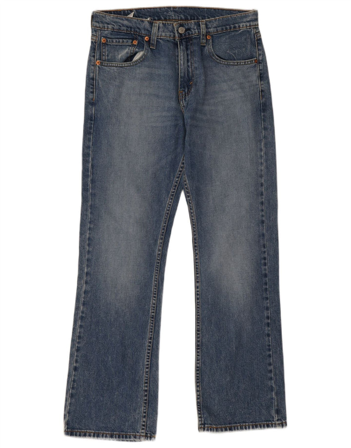 Levi's Herre 527 Slim Bootcut Jeans W32 L30 Blå Bomuld