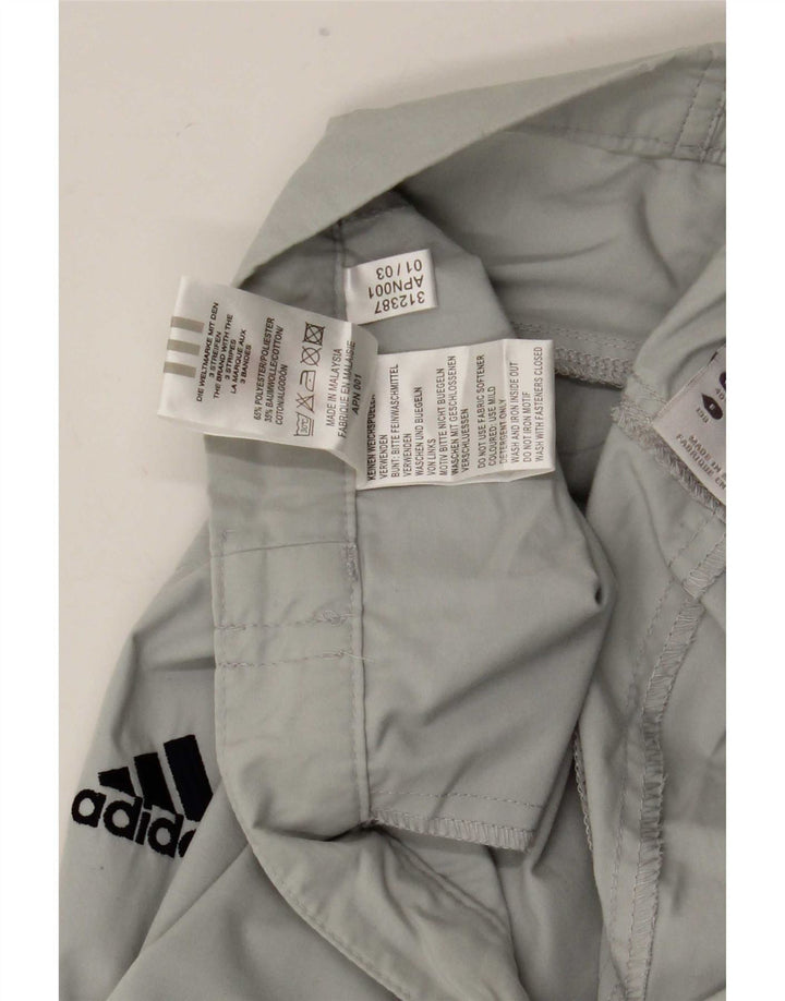 Adidas Herre Grafiske Capri Bukser W40 L21 Grå Polyester