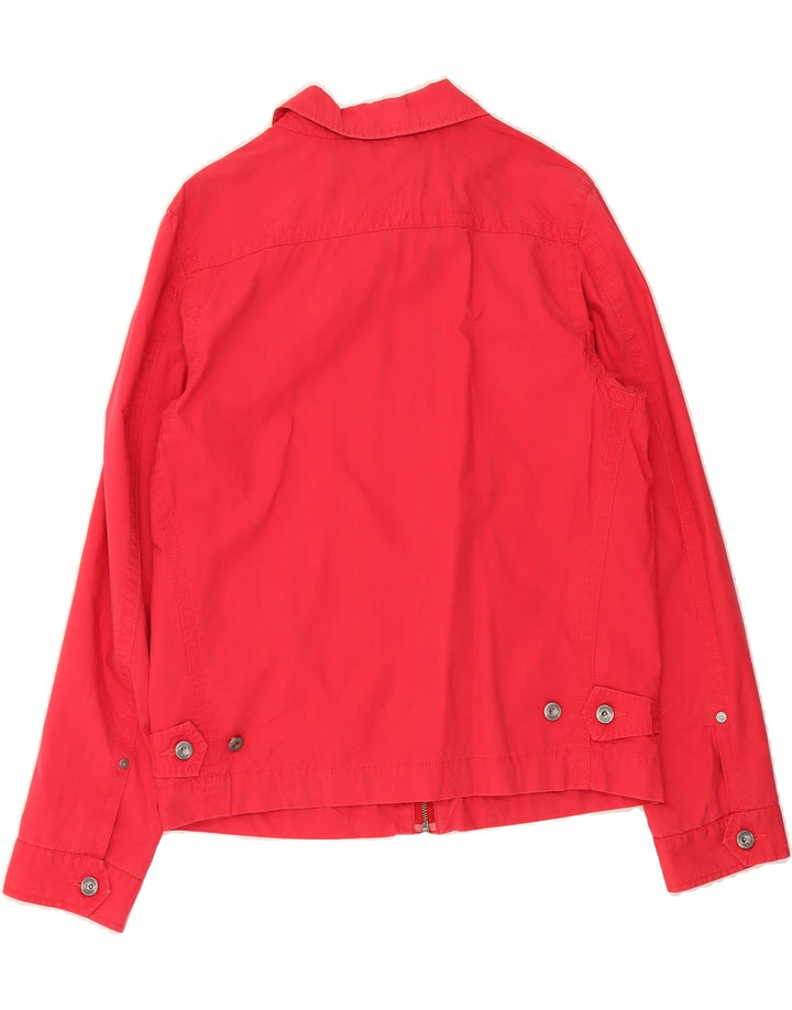 TOMMY HILFIGER Mens Bomber Jacket UK 36 Small Pink Cotton Vintage Tommy Hilfiger and Second-Hand Tommy Hilfiger from Messina Hembry 