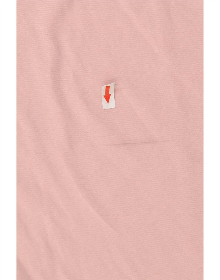 Ellesse Dame T-Shirt Top UK 14 Medium Pink Bomuld