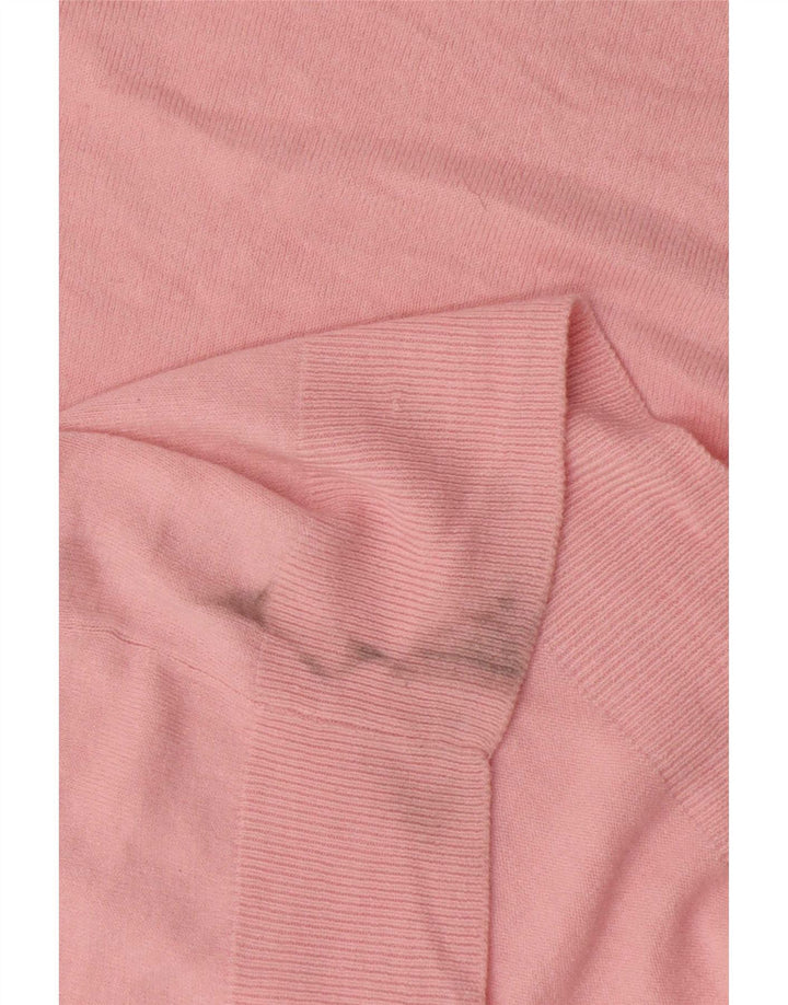 Marks & Spencer Herre Blue Harbor V-hals sweater Medium Pink Akryl