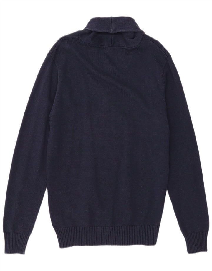 Jack & Jones herre cardigan sweater Stor marineblå bomuld