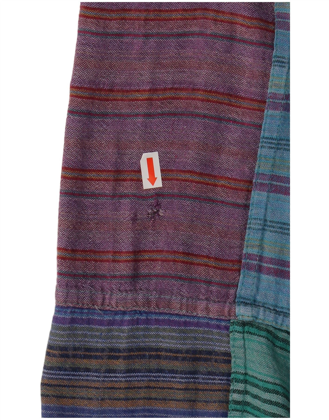 VINTAGE Haremsbukser til kvinder W30 L22 Flerfarvet patchwork