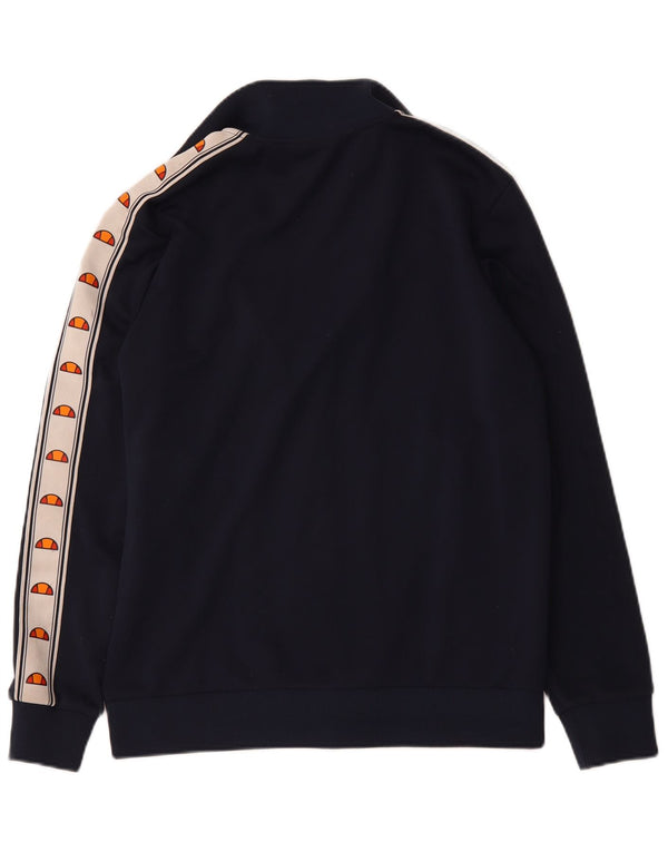 Ellesse Herre grafisk træningsdragt Topjakke Medium Navy Blue Colourblock
