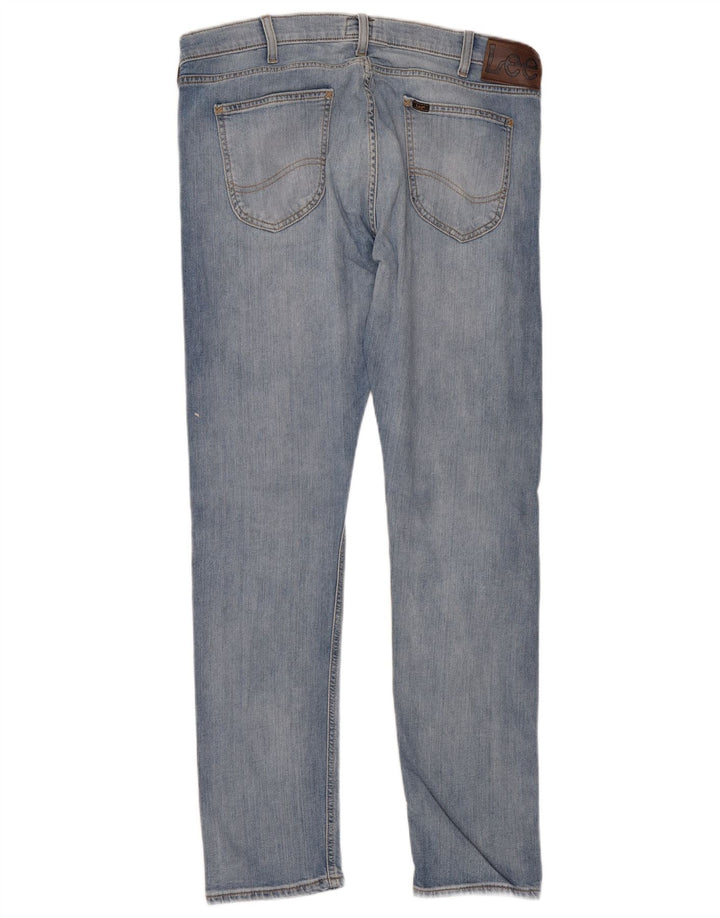 Lee Herre Luke Slim Jeans W36 L32 Blå Bomuld