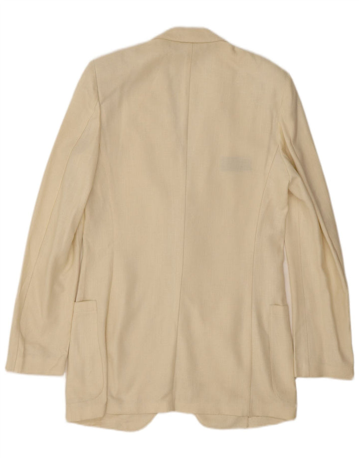 Lebole Herre 2-knaps blazerjakke UK 36 Small Off White