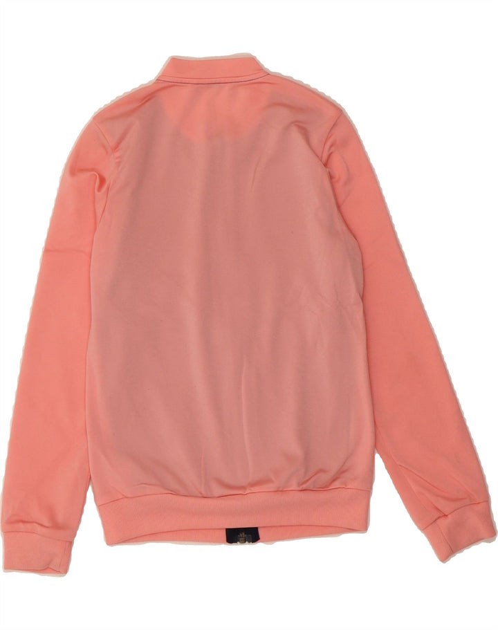 ADIDAS Girls Tracksuit Top Jacket 7-8 Years Pink Colourblock Polyester Vintage Adidas and Second-Hand Adidas from Messina Hembry 