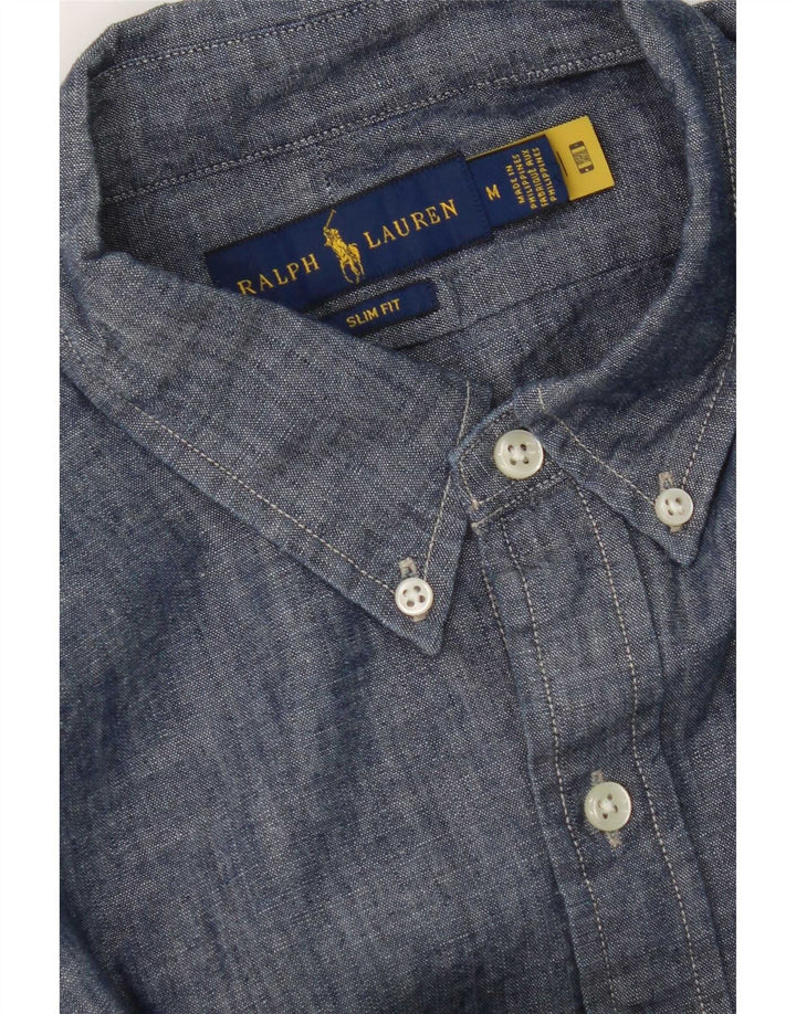 Ralph Lauren Herre Slim Fit skjorte Medium Navy Blue